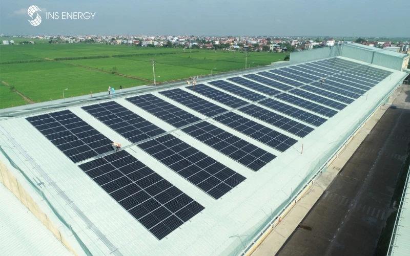 Solar power system for Song Hong garment factory in Nam Dinh