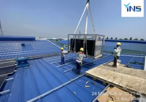 Dự án điện mặt trời mái nhà DSR VINA đạt tiến độ lắp đặt