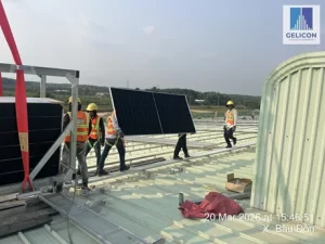 Dự án điện mặt trời mái nhà ILSHINVN đẩy nhanh tiến độ thi công